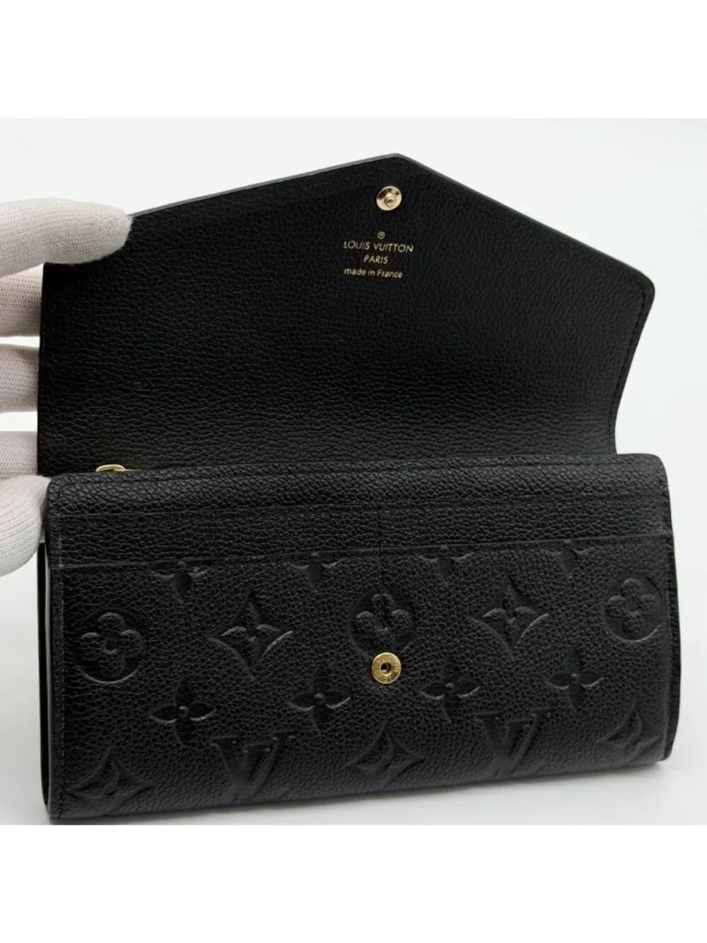 Louis Vuitton Portefeuille Sarah NM Empreinte Wallet